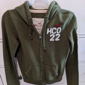 Zip up hoodes jacket